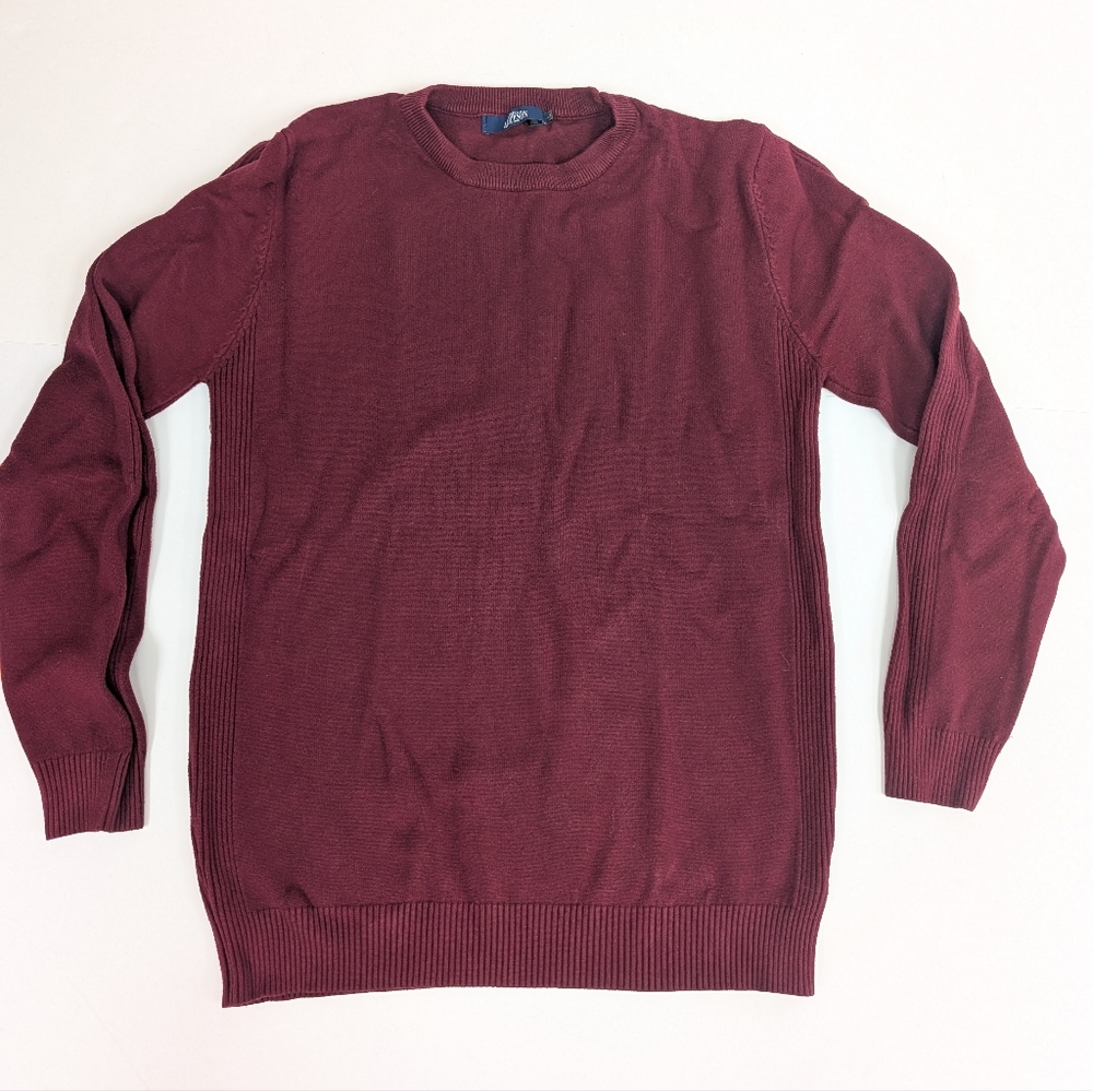 Aiopeson Maroon Knit Crew Neck Sweater Medium/Large [133]